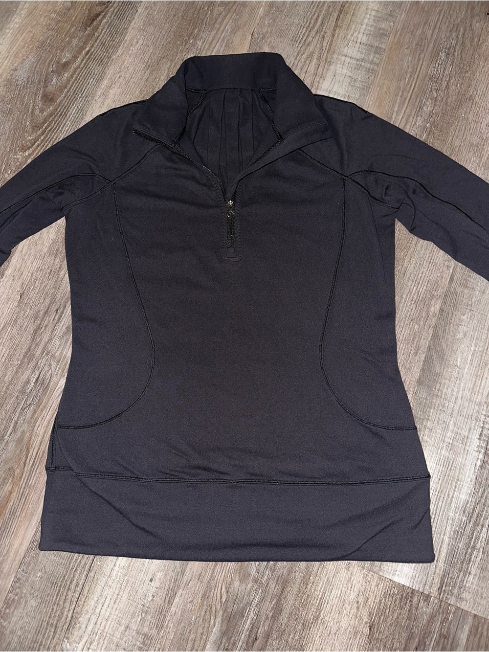 lululemon Lightweight Half-Zip Track Pullover Black Size 6